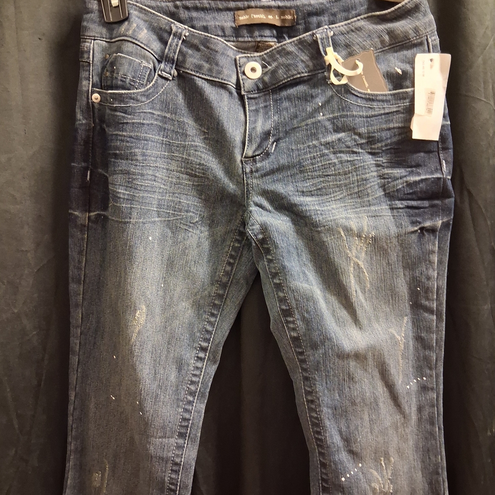 Noble Trendy Blue Flare Jeans